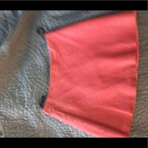 Bebe Pink Suede Skirt